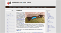 Desktop Screenshot of megadrum.info